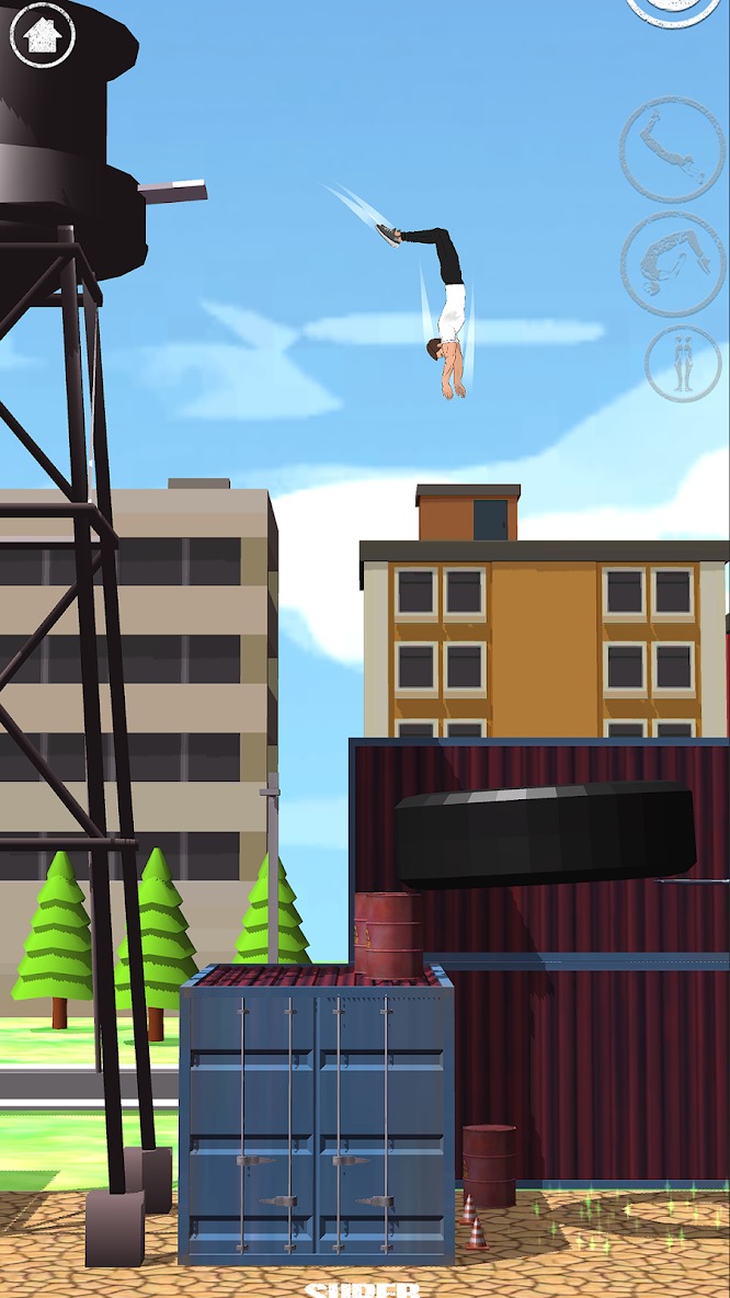 SWAGFLIP parkour backflip off water tower